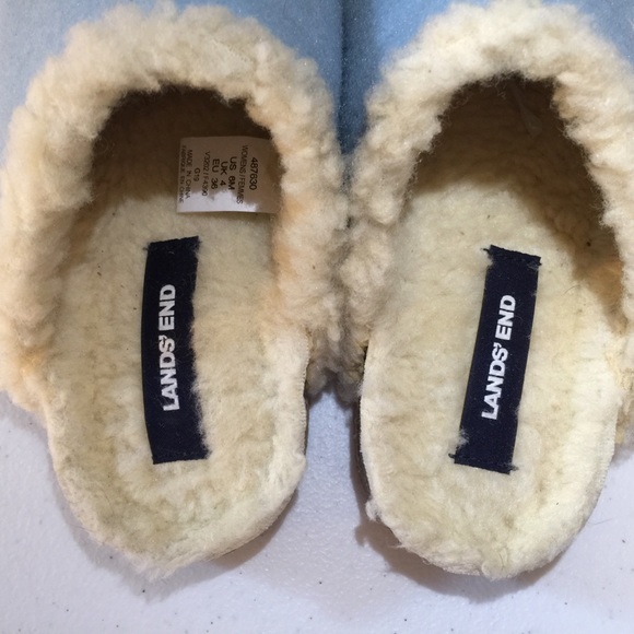 ▫️Land’ End Felt Snowflake Slip-On/Scuff Slippers | Size 6 - Picture 7 of 13